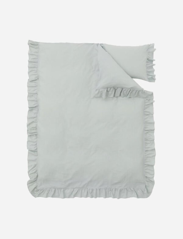 Flounced Duvet Cover Set